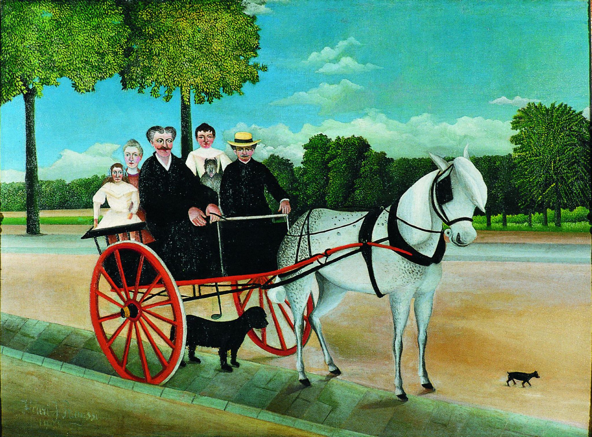 la Carriole du père Junier (Henri Rousseau, dit le Douanier Rousseau, 1908)