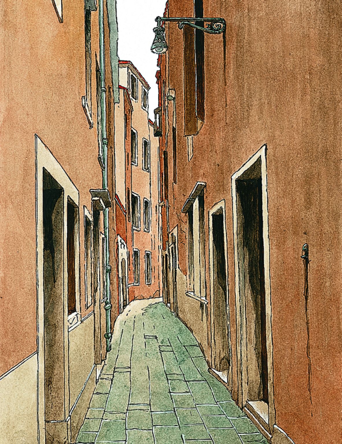 une rue exiguë