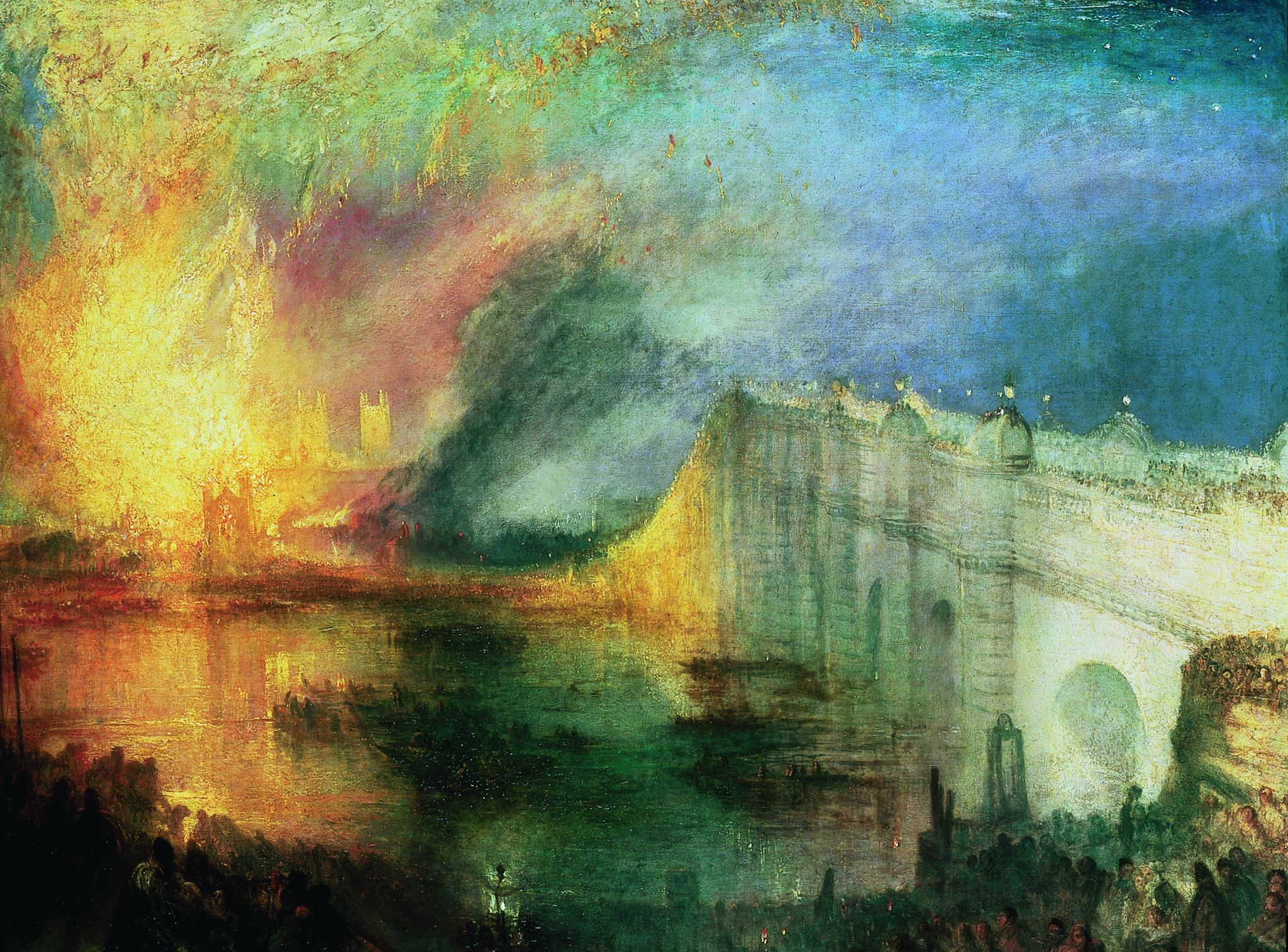 l’Incendie du Parlement (tableau de William Turner, 1835)