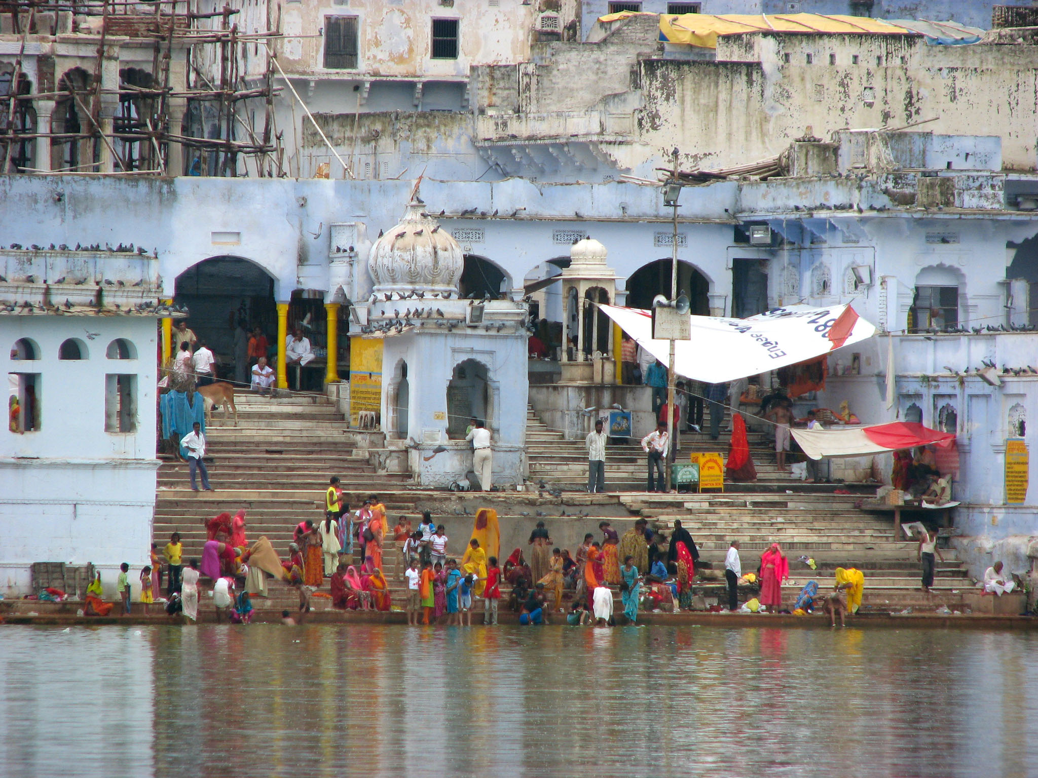 Bénarès, sur le Gange, dans le nord de l’Inde