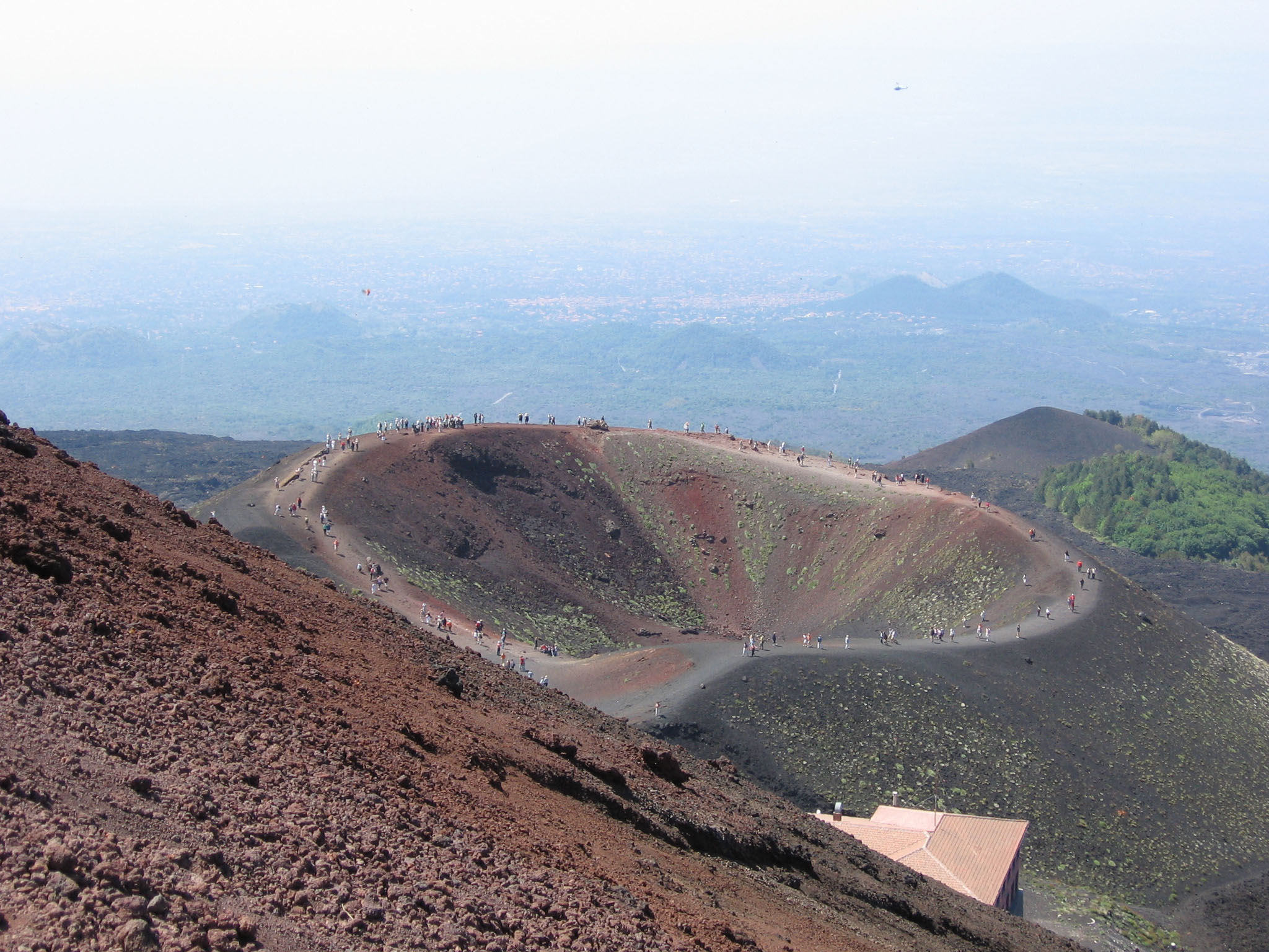 un des cratères de l’Etna (Sicile, Italie)