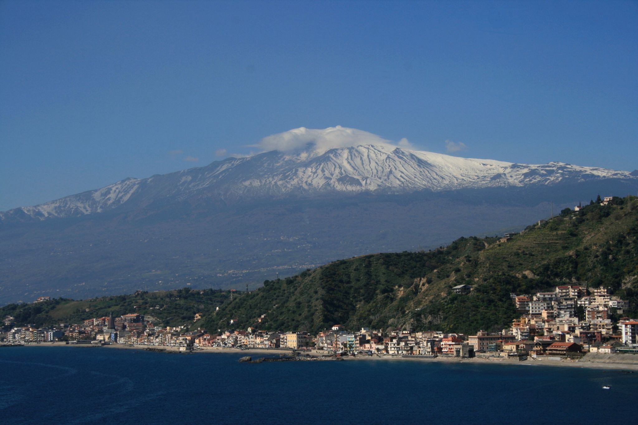 vue de l’Etna, Italie