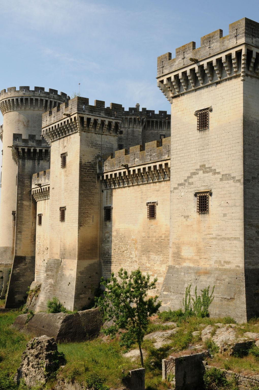 des mâchicoulis (château de Tarascon, France)