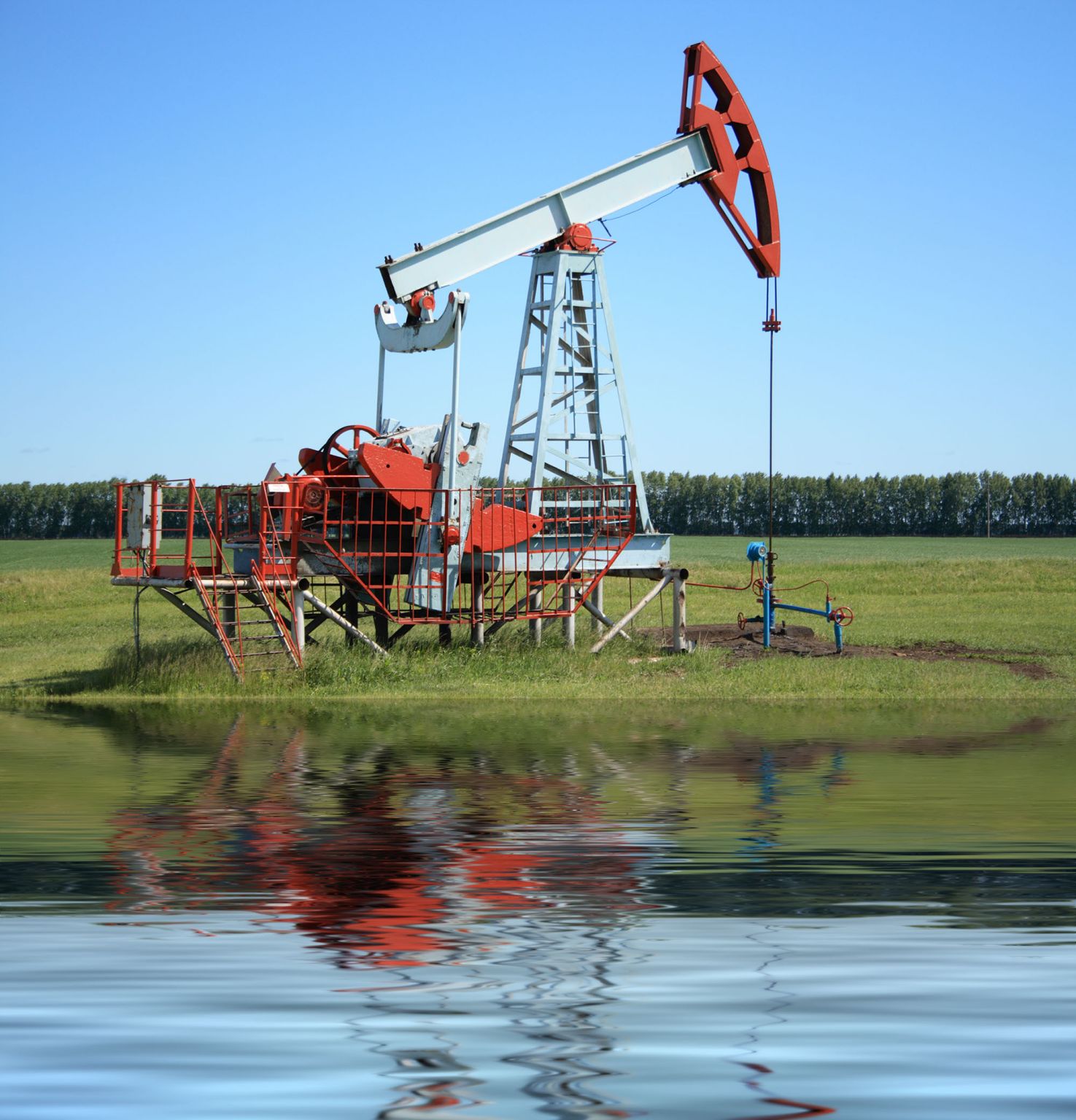 un puits de pétrole