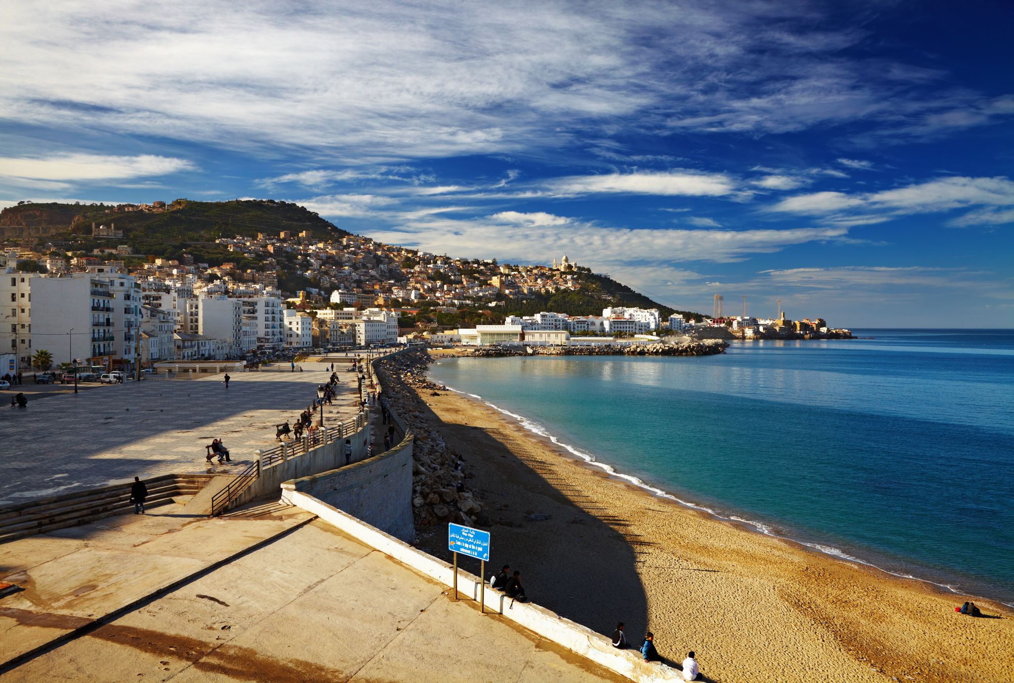 Alger, vue du front de mer