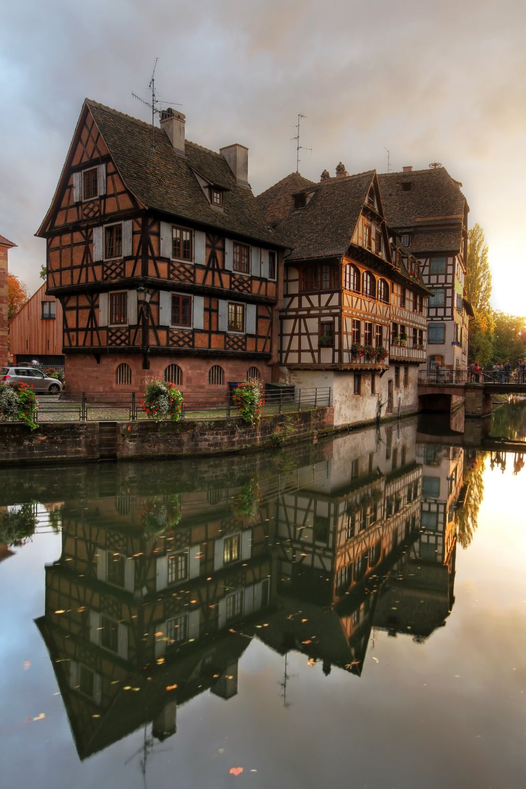 le quartier de la Petite France à Strasbourg, Alsace