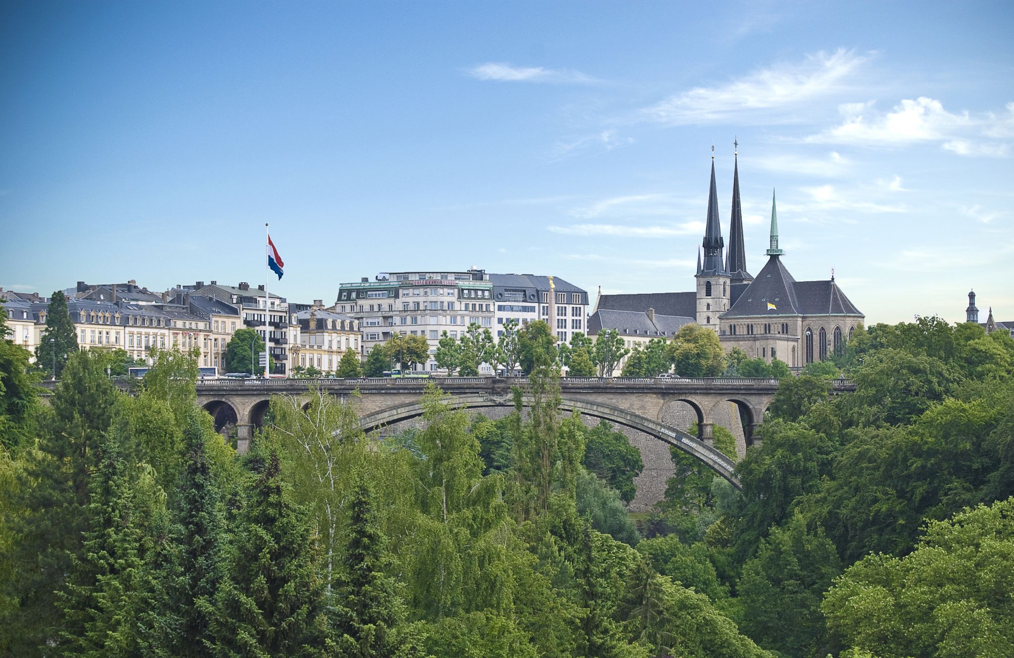 le pont Adolphe à Luxembourg