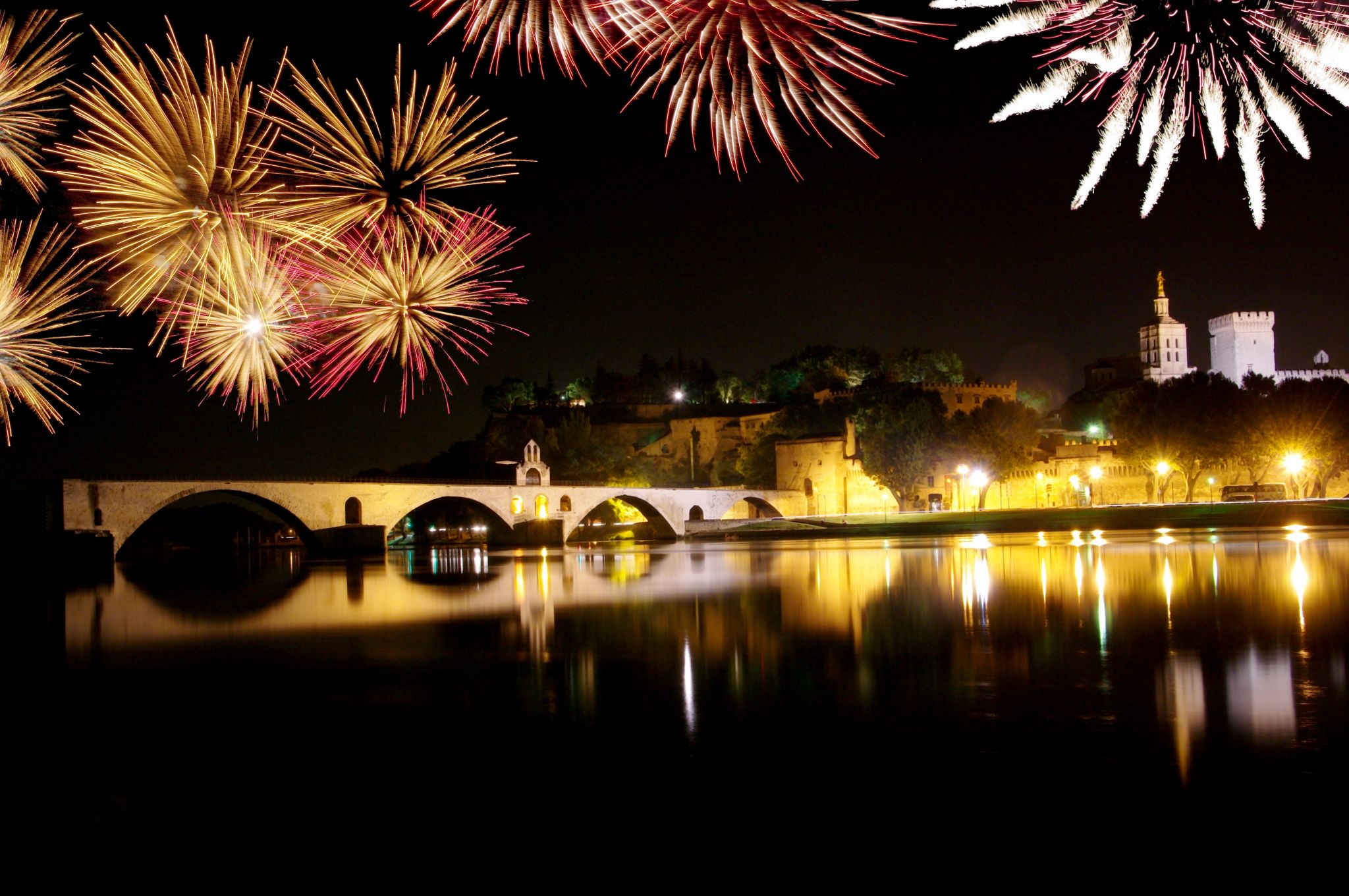 un feu d’artifice 